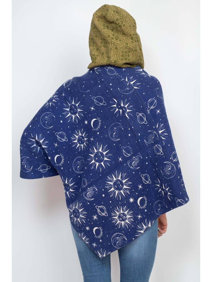 Lakhays Collection Inc. - Wholesale Poncho - Women's - Boho Printed Poncho