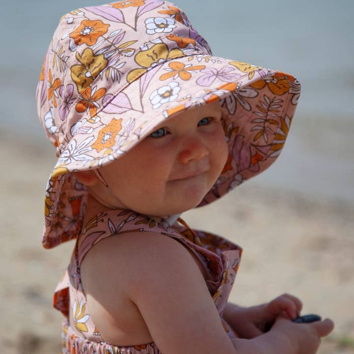 Acorn Kids - Vente Chapeau de soleil – enfant - Chapeau de soleil Betty Wide Brim pour bébé