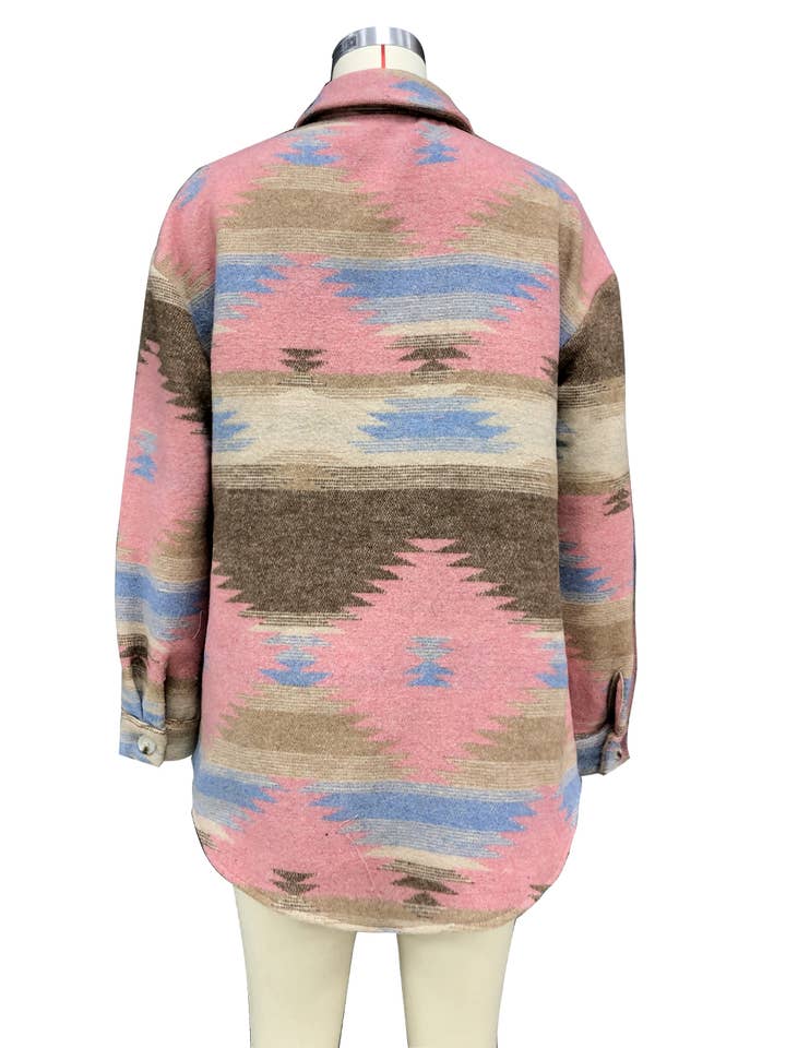 HIDDENBRAND - Wholesale Jacket - Women's - Aztec Tweed Western Jacket7