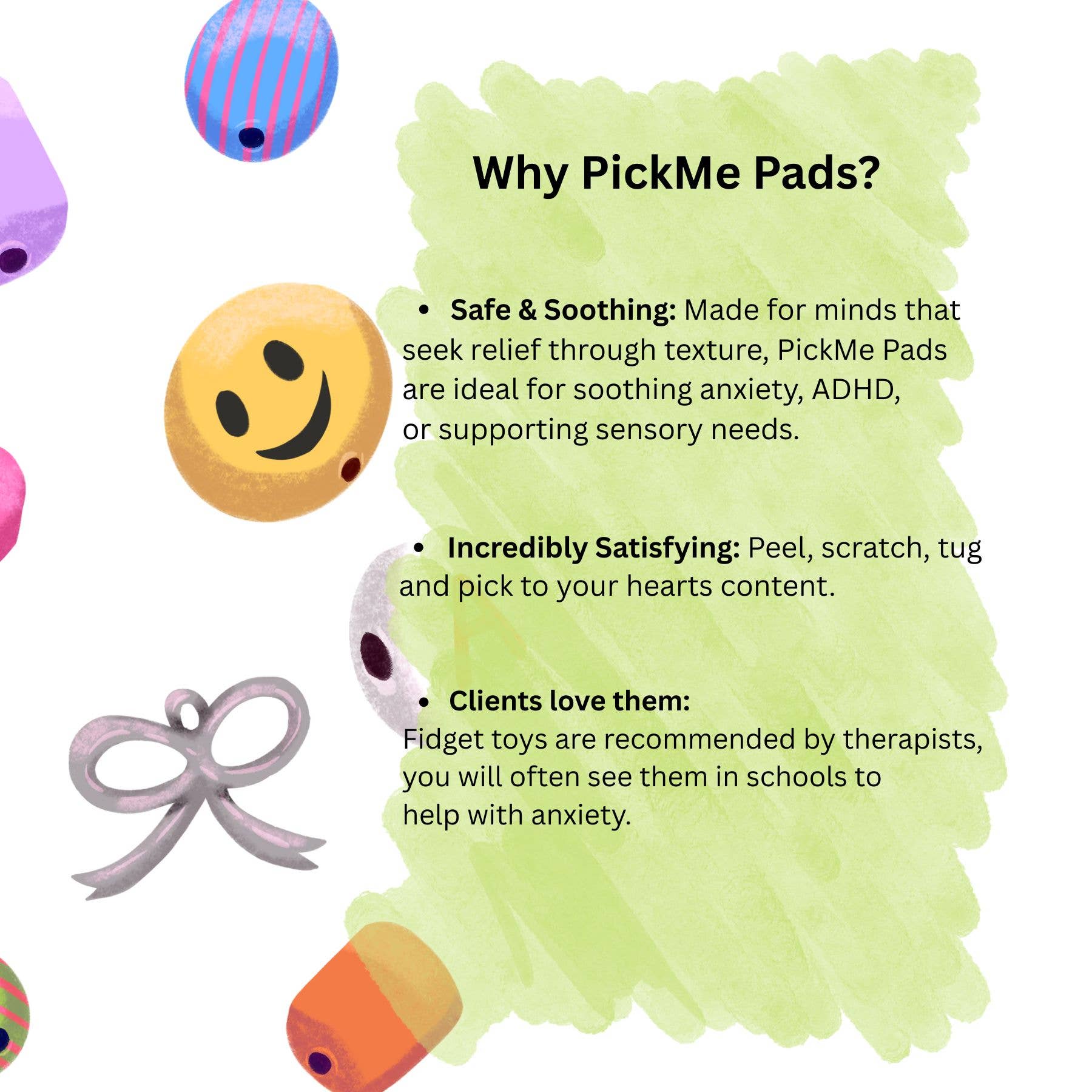 PickMe Pads - Wholesale Fidget Toy - Kids - Junk Drawer - Picking Pad - Fidget Toy2