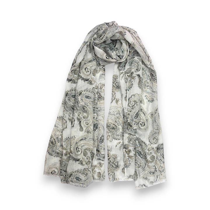 Lili Scarves (US Duty Free) – wholesale Scarf – Women's – Paisley Print Scarf19