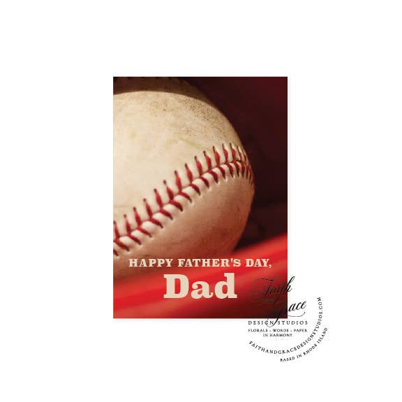 Basebolllektioner Fars dag Hälsningskort för wholesale av Faith and Grace Design Studios