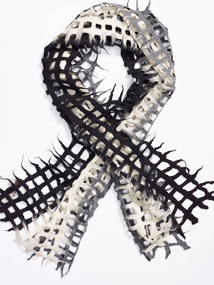 Tissage ouvert en feutre avec rayures magiques pour la vente par AIDAI