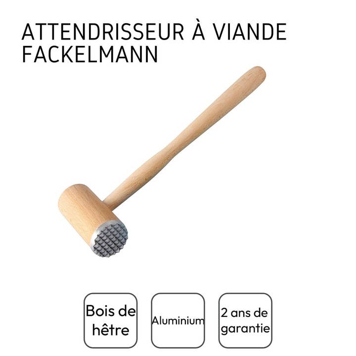 Fackelmann - Wholesale Kitchen Tool/Gadget - Fackelmann Wood Edition Wooden Meat Tenderizer7