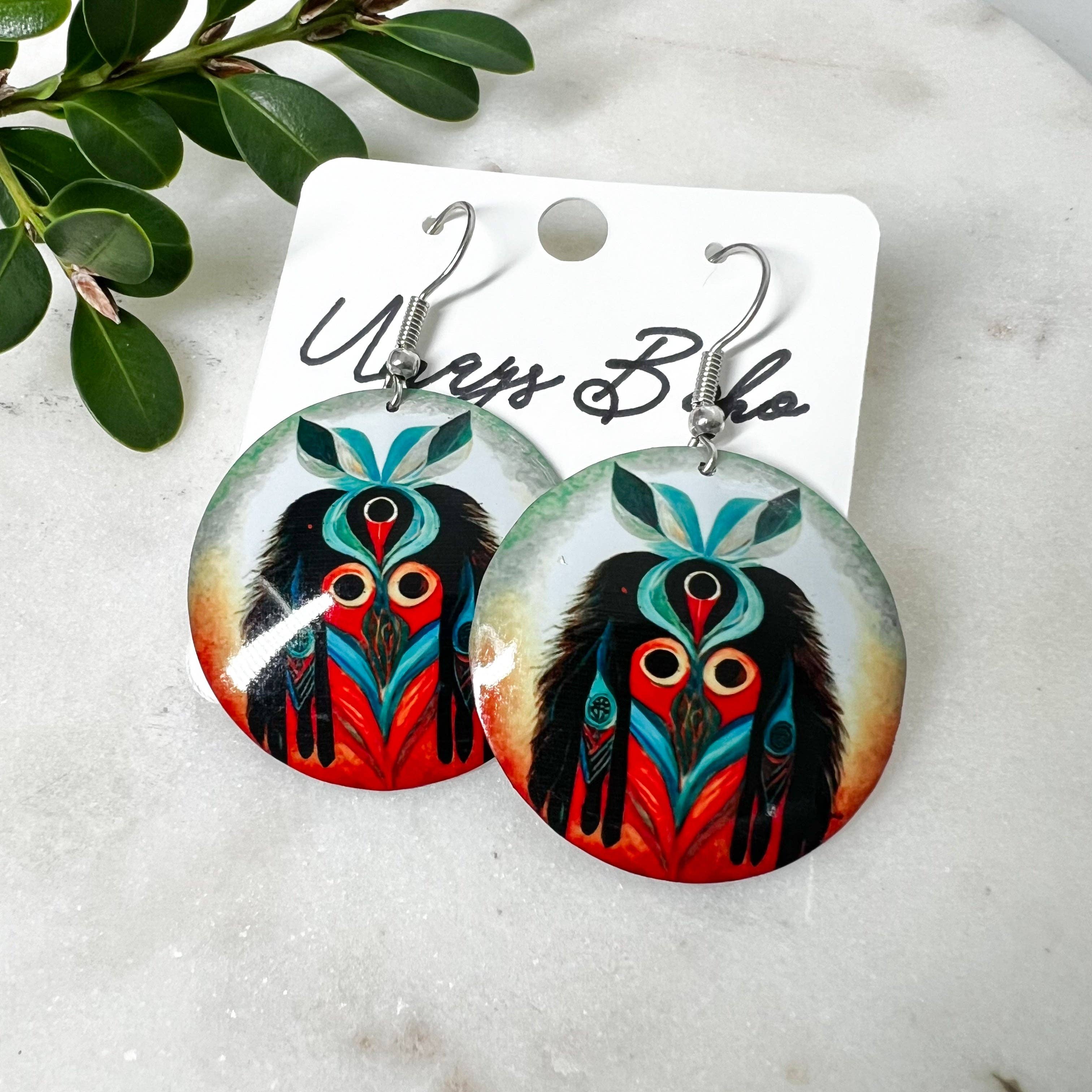 Umays Boho - Vente Boucles d'oreilles pendantes - Grandes boucles d'oreilles en cuivre, jolies boucles d'oreilles, boucles d'oreilles boho,6