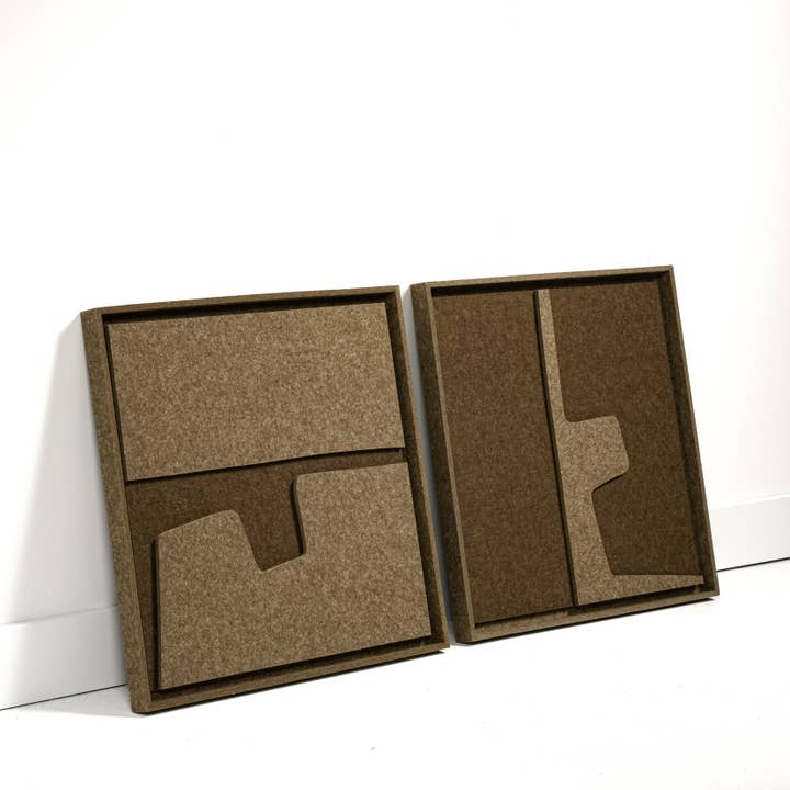 FeltArt Estile Olive Mist grøn Størrelse S 60x60cm Sæt af 2 for engroshandel hos FeltArt