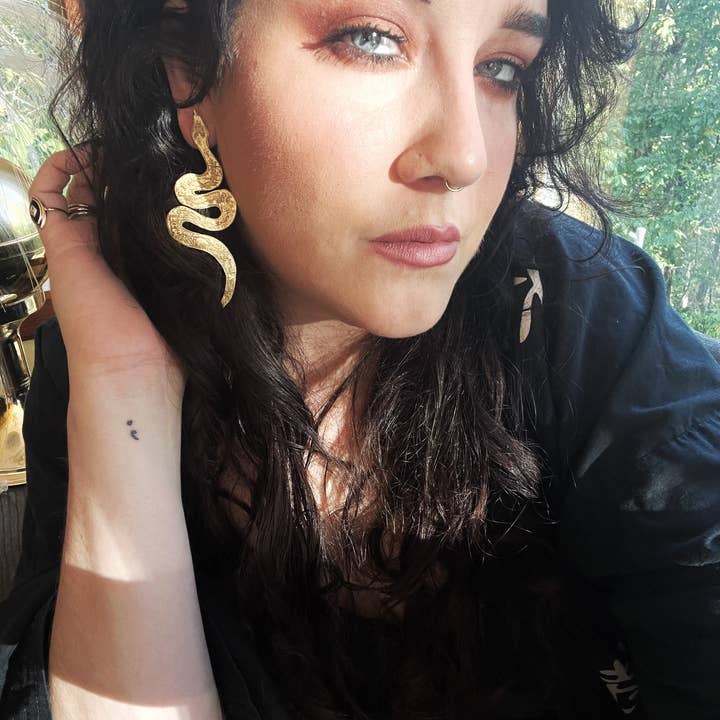 storm + stress - Wholesale Dangle Earrings - Amulets + Talismans Snake Earrings2