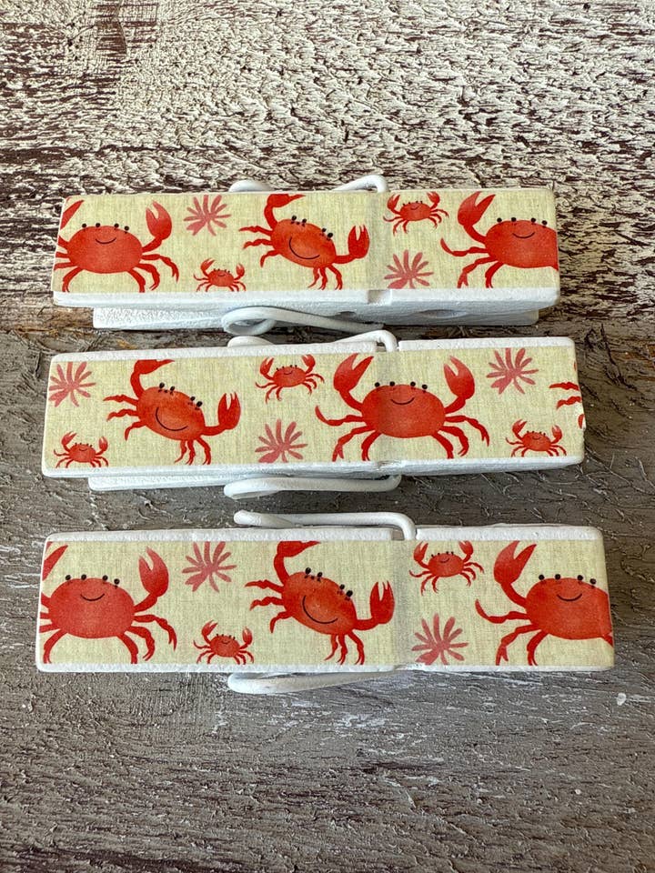 Molhos de Batatas Fritas de Saco de Aperitivos de Caranguejos Vermelhos Felizes por atacado de NanCBeeCreations