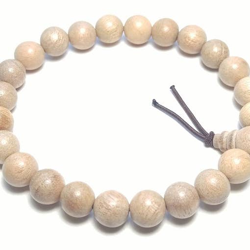 Namu Baru Inc. - Wholesale Beaded Bracelet - Camphor Wood Beaded Bracelet - Wrist Mala - 8mm3
