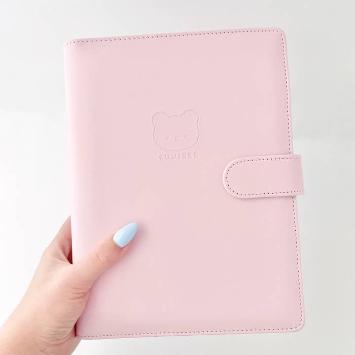 Fujibee – wholesale Tidskriftsskydd – Journal Cover Baby Rosa Pärm 6 Ring A5 Söt