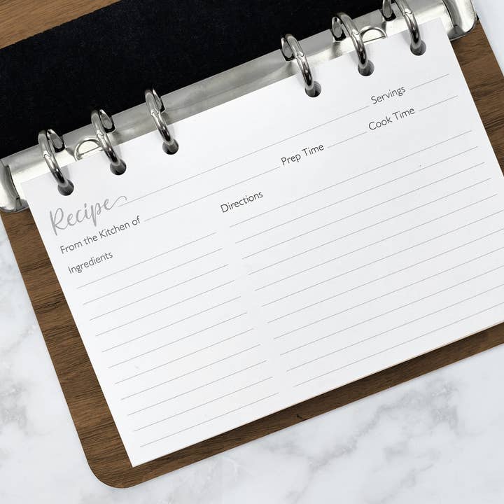 Inspired Indigo - Wholesale Cookbooks & Food - "Family Recipes" Wood Photo Recipe Book - Personalizable1