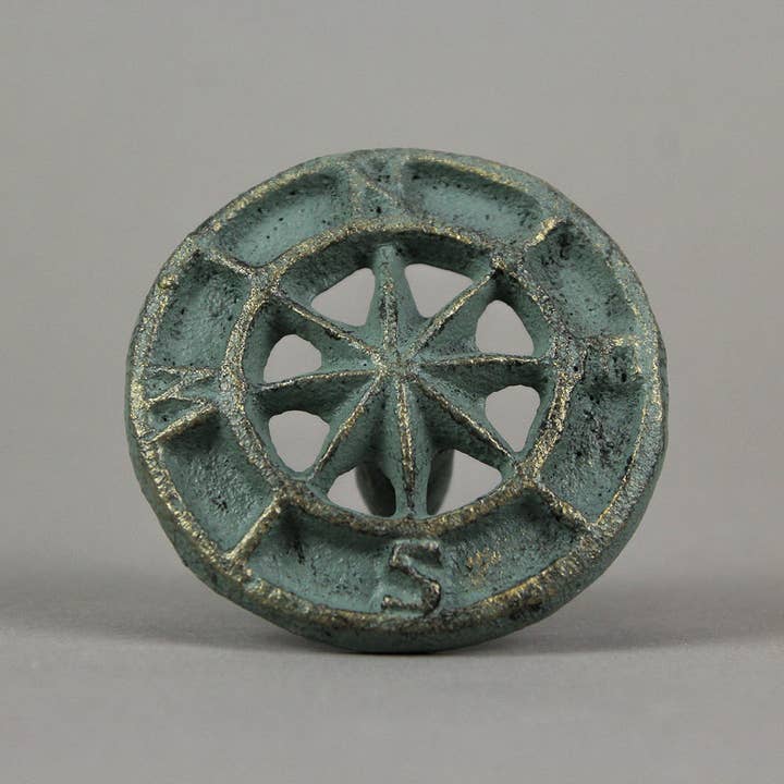 Zeckos - Vente Poignée/bouton - Lot de 12 poignées de tiroir en fonte vert vert-de-gris1