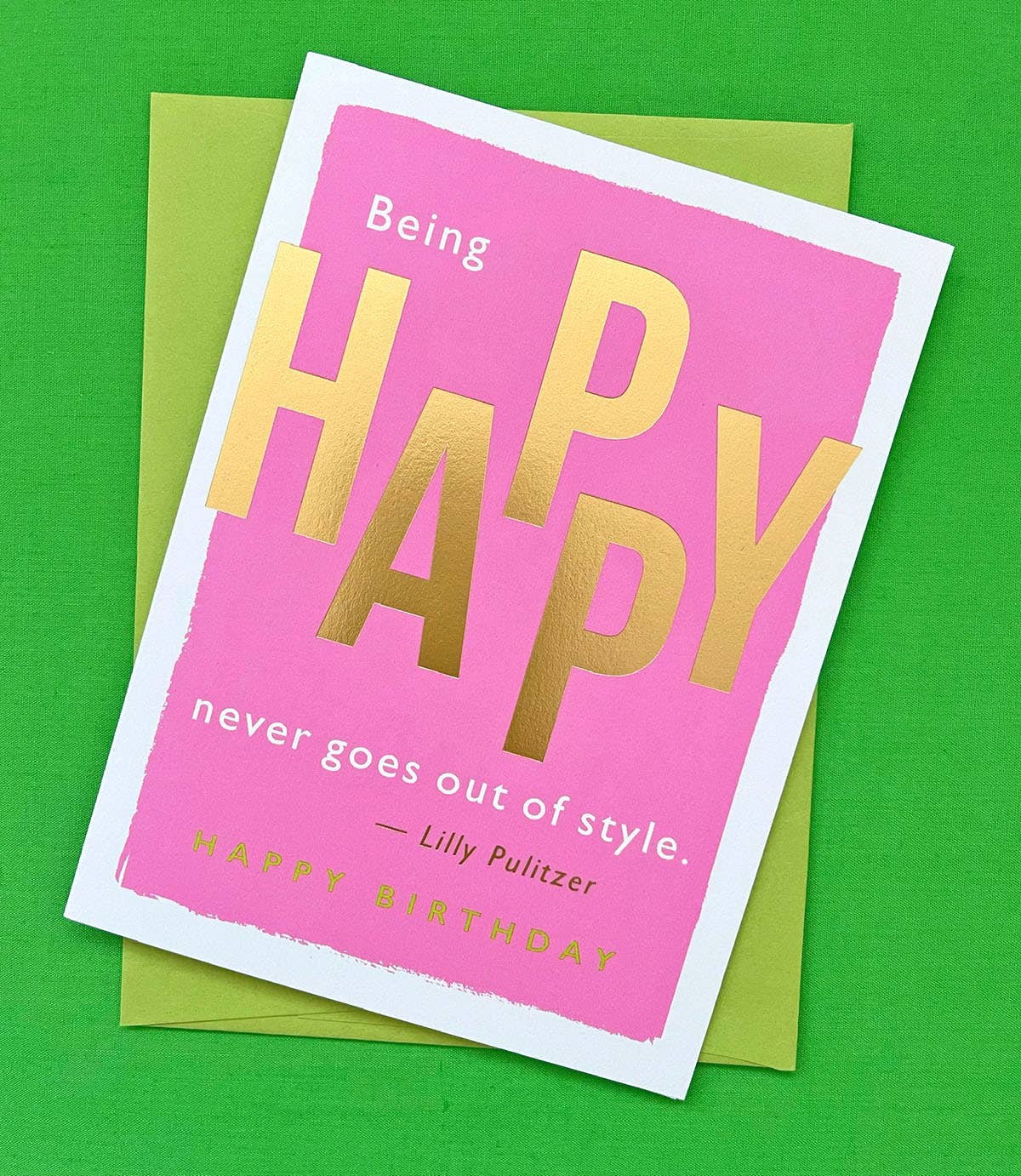 J.Falkner Cards - Wholesale Birthday Card - Lilly Pulitzer Happy Birthday1