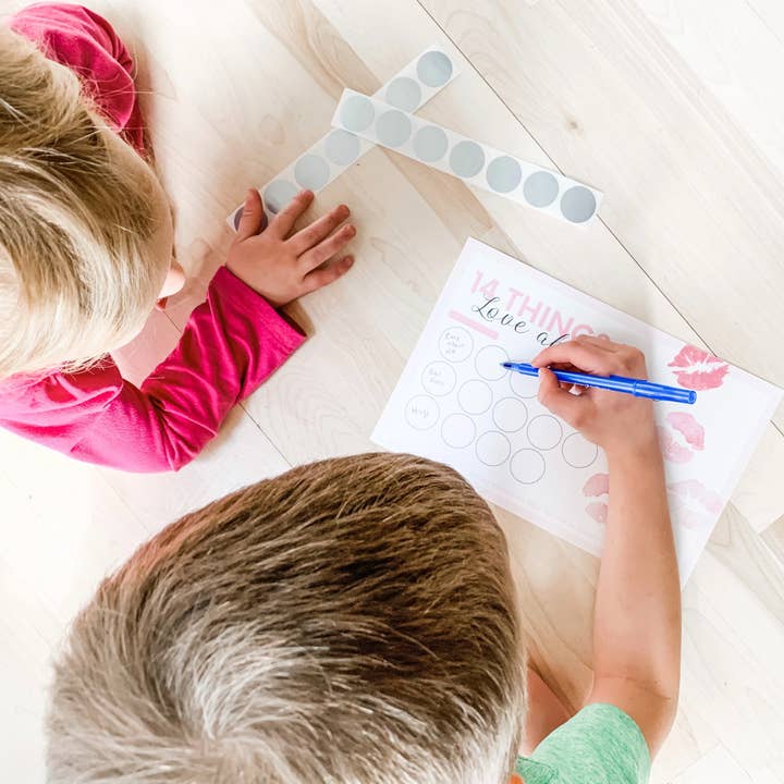 Woodbe Co - Vente Cartes de Saint-Valentin - Les 14 choses que j'aime chez toi pour la Saint-Valentin1