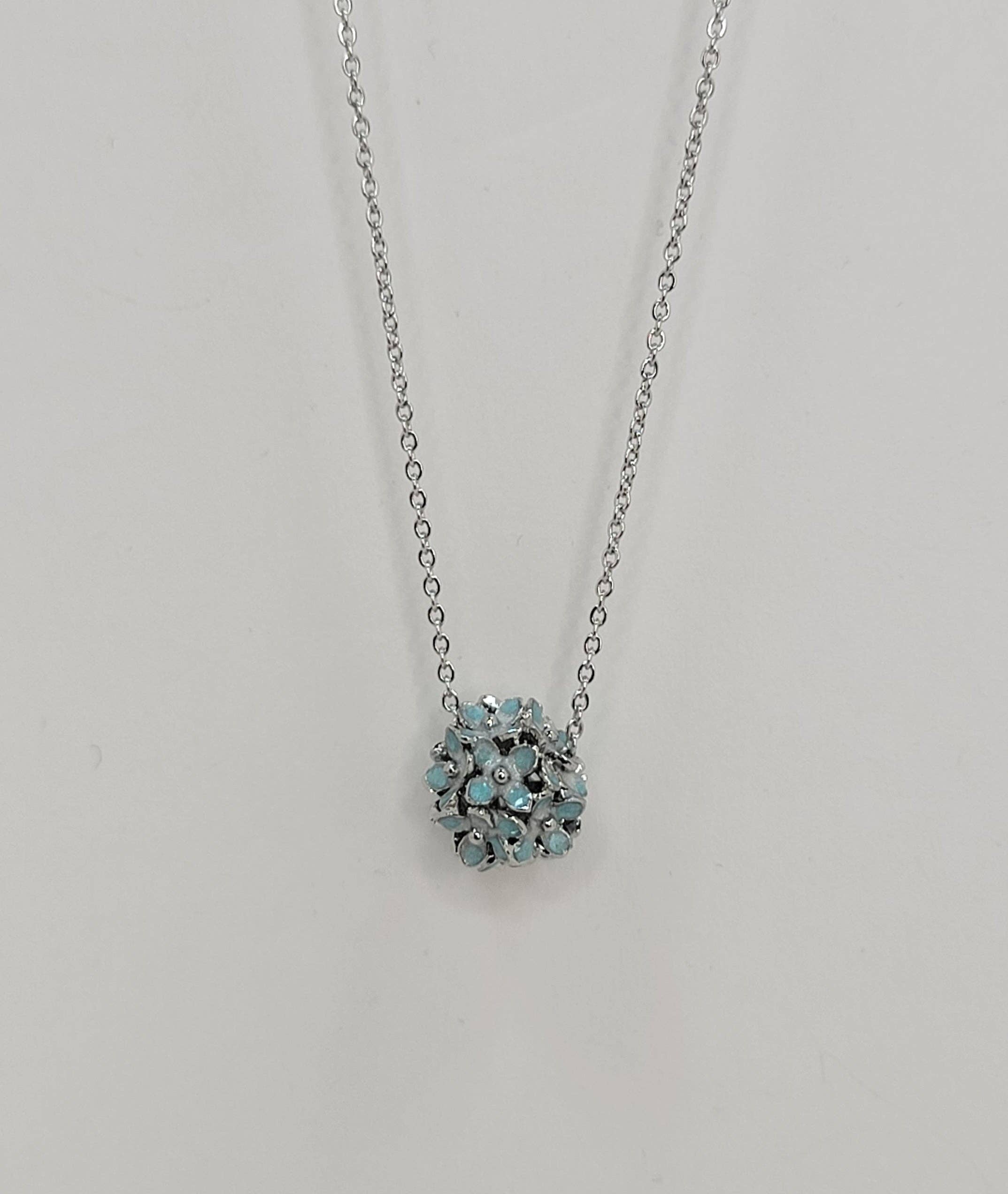 BETTYOH INC – wholesale Pendant/charm necklace – Painted Flower Ball Enamel Necklaces3