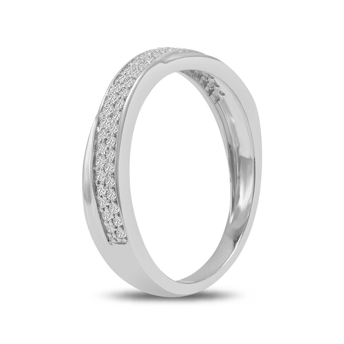 TimeLe$$ Classics – Anel de casamento por atacado – Aliança de casamento de diamante 0.25 CTTW para mulher em ouro 14K6