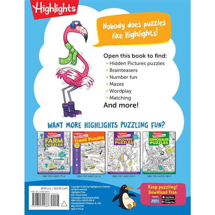Highlights for Children - Wholesale Coloring & Activity Book - Kids & Baby - Winter Puzzles1