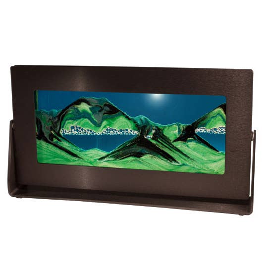 Exotic Sands, Inc. - Wholesale Decorative Tabletop Object - Black Anodized Metal - Rectangle (Contemporary)1