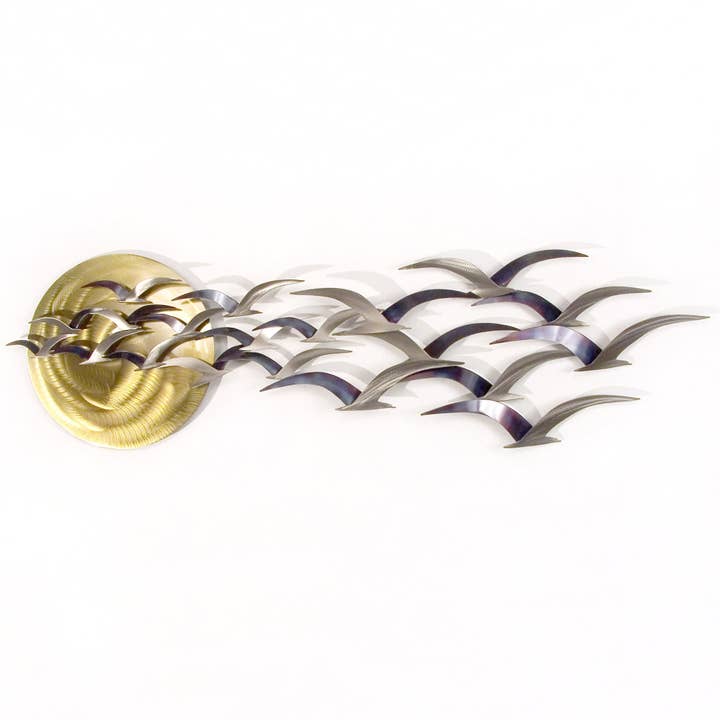 Seabirds at Sunset (Stainless Steel) for wholesale by Copper Art