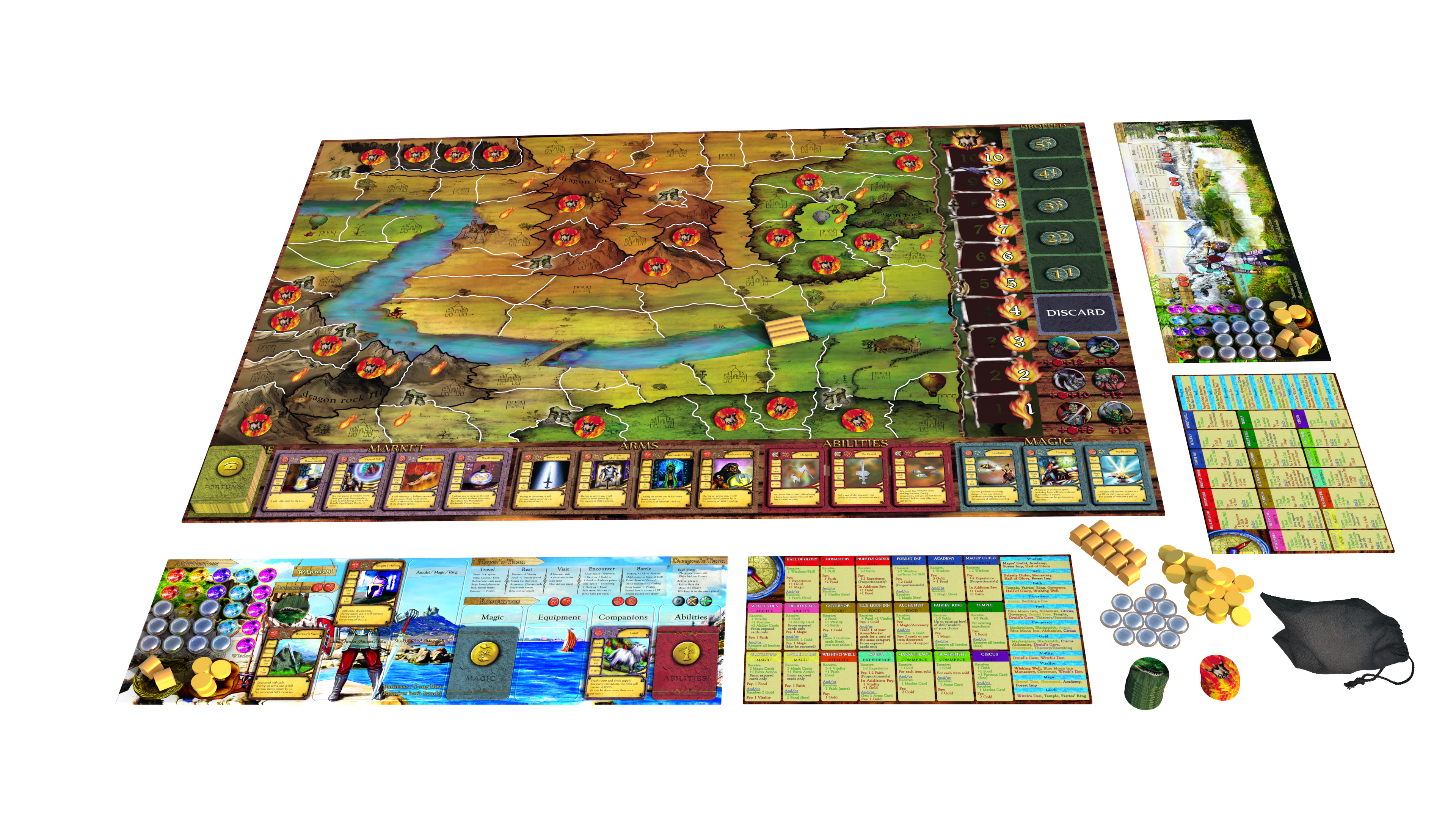 QMDirect - Wholesale Board Game - Heropath: Dragon Roar - Revised Edition2