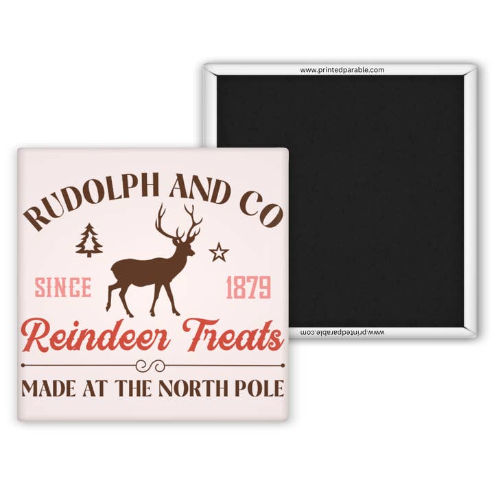 Rudolph and Co vintage magnet for wholesale by Printed Parable