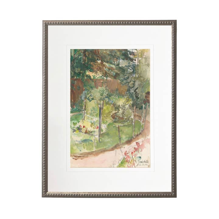 Aquarel tuin voor wholesale door Antique Curiosities Inc