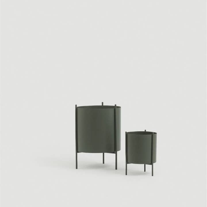 SUNNY HOME - Wholesale Plant Pot - Large Green Botanic Plant Pot with Stand3