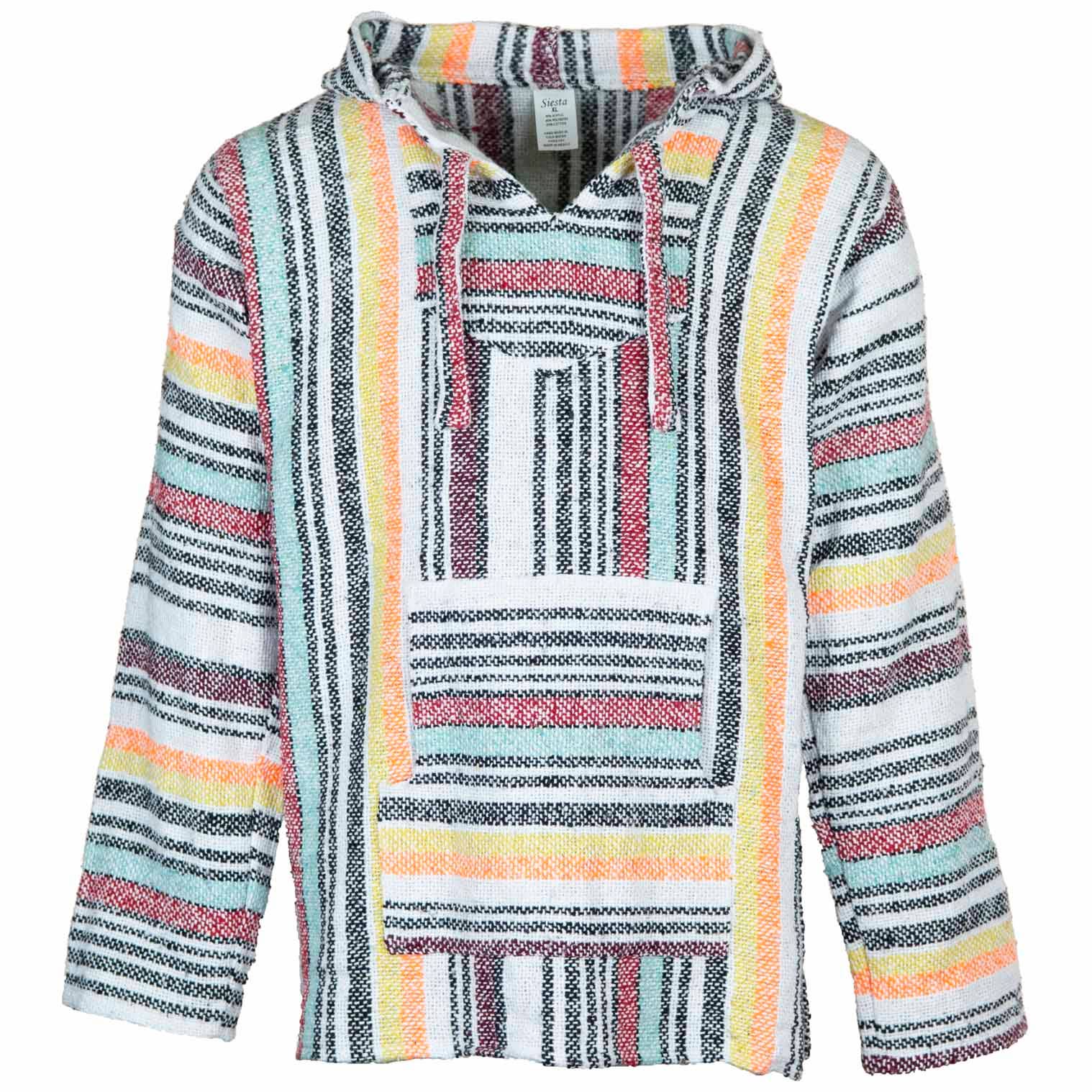 Siesta – wholesale Hoodie – Women's – Baja Hoodie - Sugar Stripe1