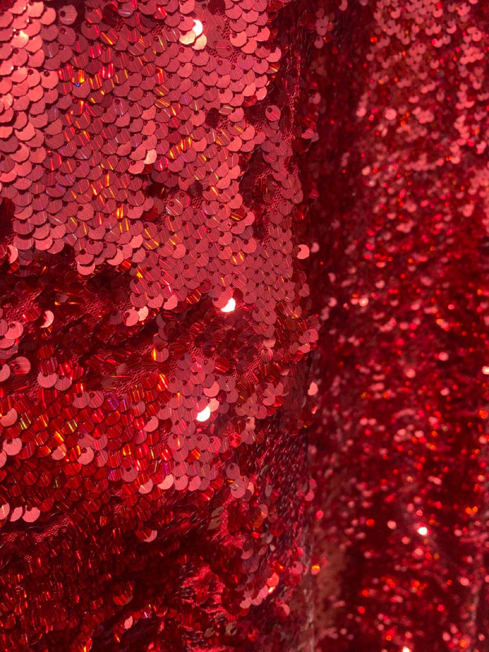 Fumbalinas – wholesale Kaftan – Women's – Red Holographic Sequin Maxi Kaftan Gown / Kimono Robe27