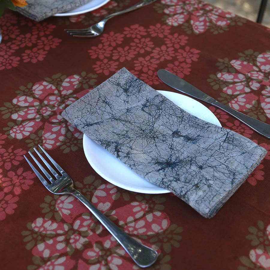 Ichcha - Wholesale Dinner & Cloth Napkin - Almost Solid White Organic Cloth Napkins (Set of 4) -Morning8