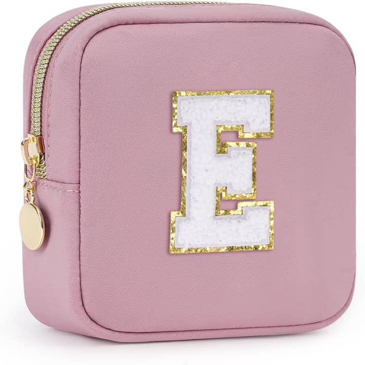 wandf – Großhandel Schmink-/Kosmetiktasche – Personalisierte Monogramm-Tasche Mini Initialen Schminktasche112