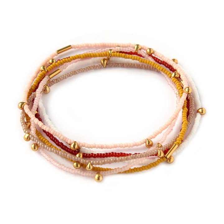 bluma project - Wholesale Jewelry Set - Cali Bracelets - Spice / set of 6