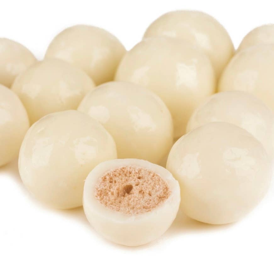 O'Shea's Candies Sweet Shop - Wholesale Chocolate Covered Sweets - Malt Balls “ Four Variety Medley” Triple Dip 1/3 Pound2