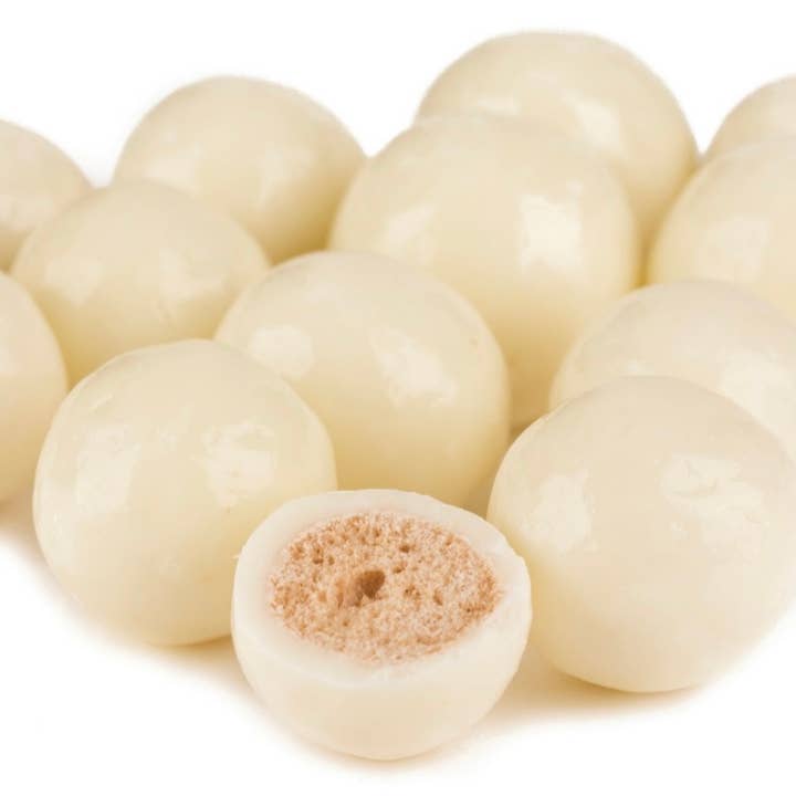 O'Shea's Candies Sweet Shop - Wholesale Chocolate Covered Sweets - Malt Balls “ Four Variety Medley” Triple Dip 1/3 Pound2