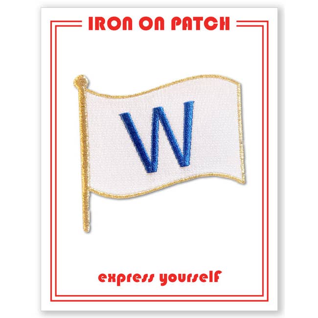 Chicago Cubs vinner flagga patch för wholesale av THE FOUND