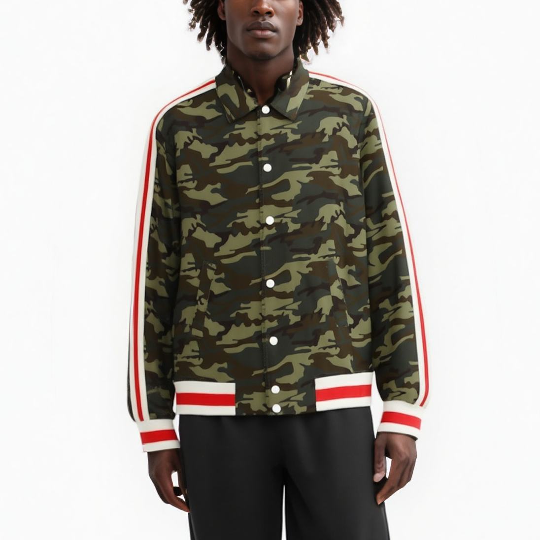 Robin K - Wholesale Jacket - Men's - Blank State Men's Track Jacket in Camo0