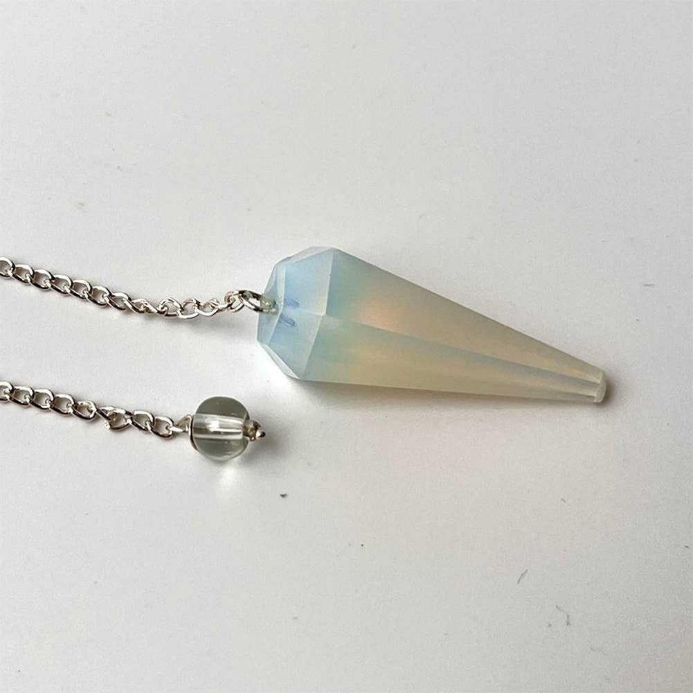 VIE – Engroshandel Meditationsudstyr – Pendul med kæde og 30 mm krystalsten52