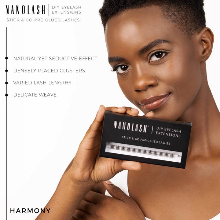 Everett Cosmetics - Wholesale False/Fake Eyelashes - Nanolash DIY Stick & Go Pre-Glued Lashes2