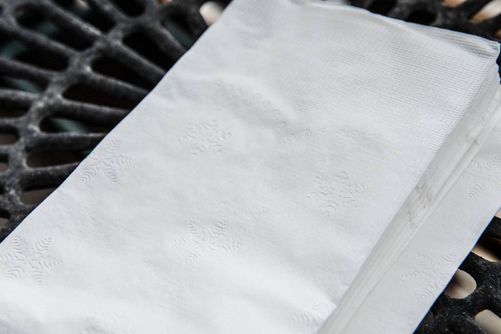 EcoQuality - Wholesale Disposable Napkin - 2-Ply White Disposable Paper Dinner Napkins 15" x 17"6