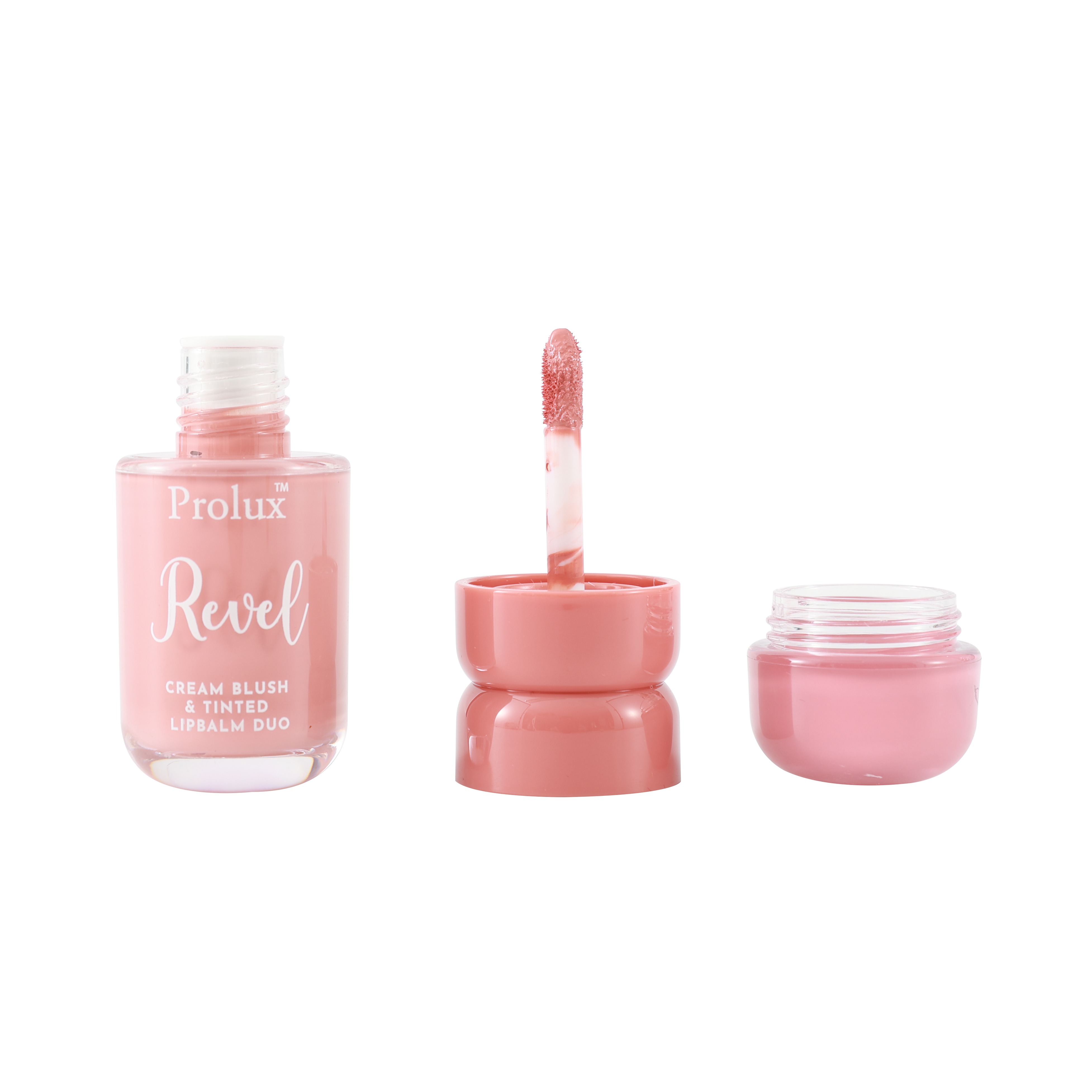 Efon International Corp. - Wholesale Lip Balm - Revel - 2-in-1 Lightweight Cream Blush & Tinted Lip Balm Duo6