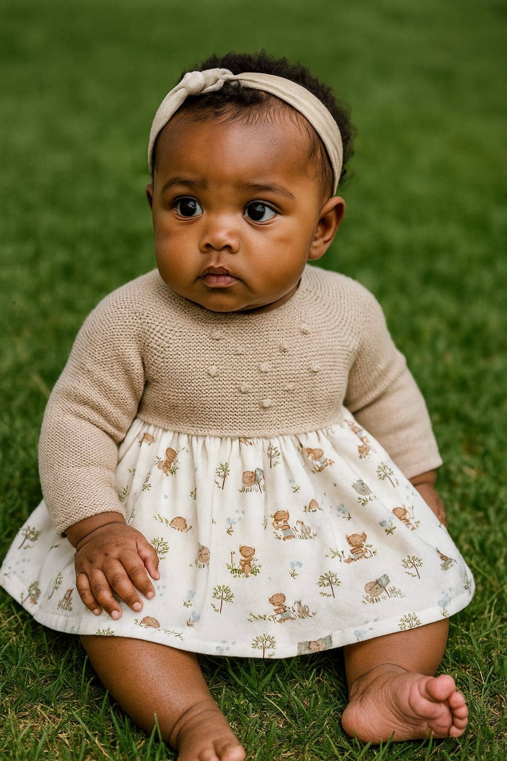 Cotton Socks – wholesale Klänning - Baby – 789 Stickad klänning med 100% bomullstyg3