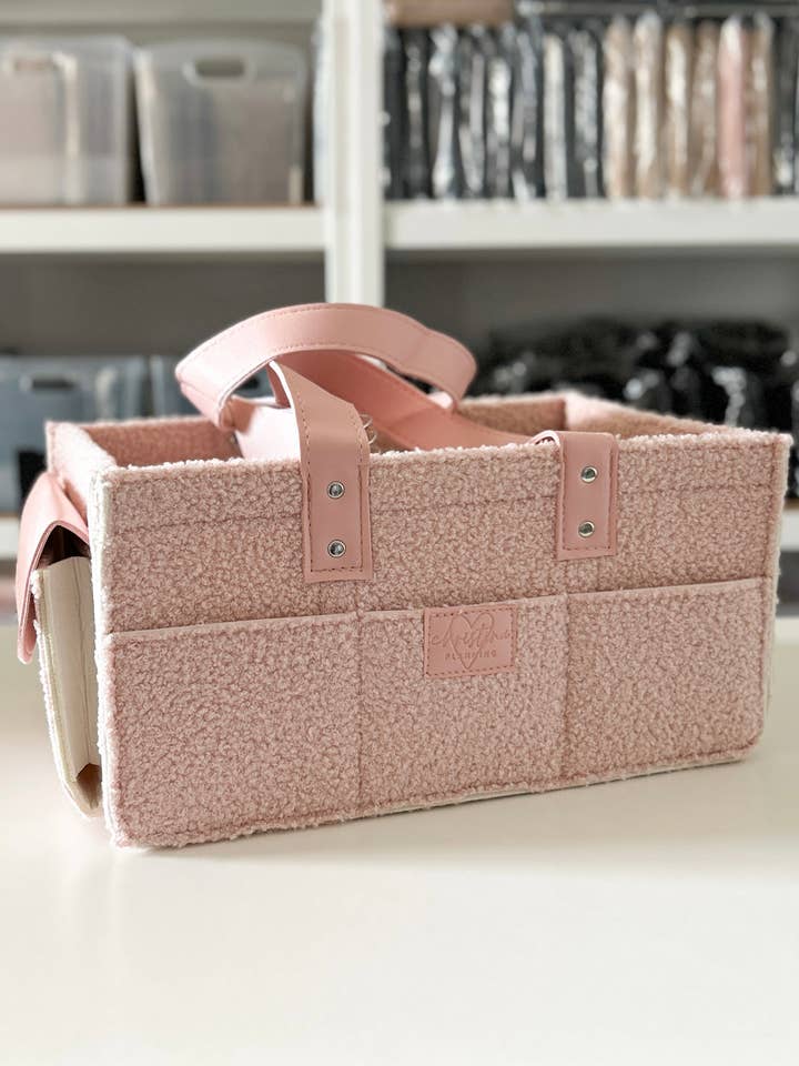 TEDDY BEAR CADDY PINK for wholesale by Christina Loves Planning