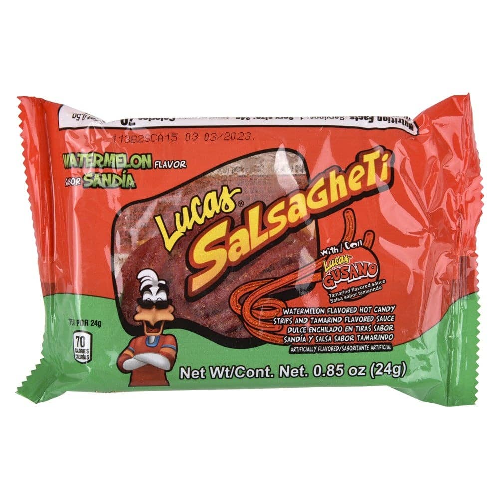 La Luna Bella - Toys - Wholesale Hard Candy - SALSAGHETI WATERMELON CANDY  - LLB Candy1