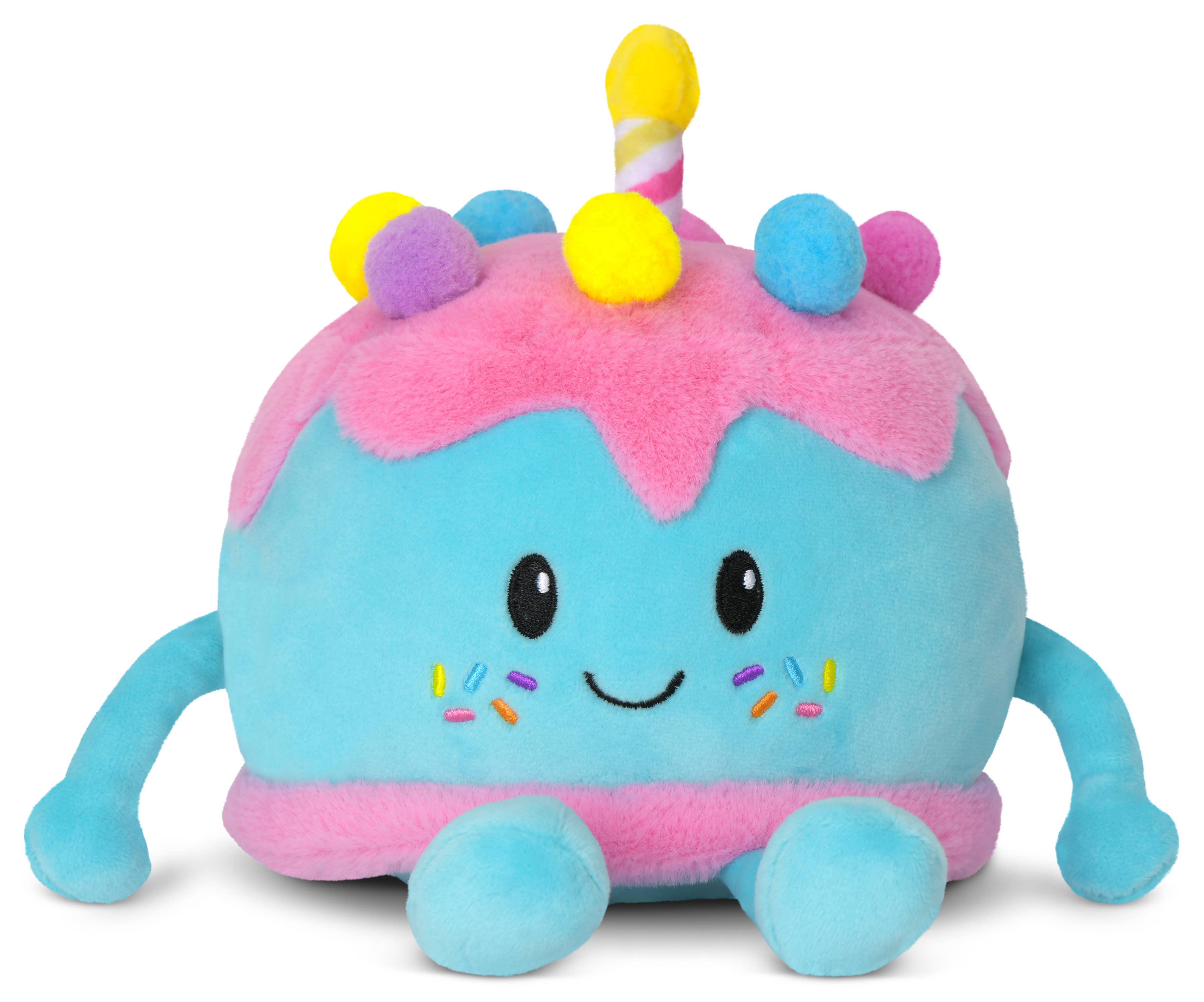 Iscream - Vente Peluche – enfant et bébé - GÂTEAU D'ANNIVERSAIRE SCREAMSICLE MINI PELUCHE