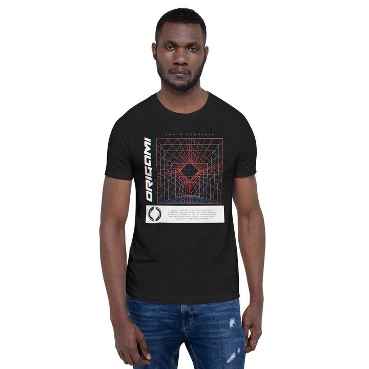 3D Grid T-shirt for wholesale by Origami