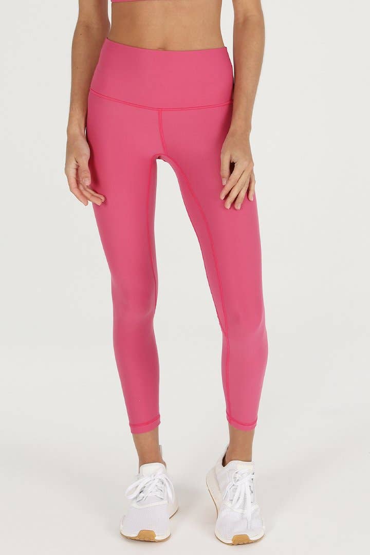 KOA yoga - Vente Legging de sport/d'intérieur – femme - Legging Silhouette 7/8 - Tourmaline Rose3