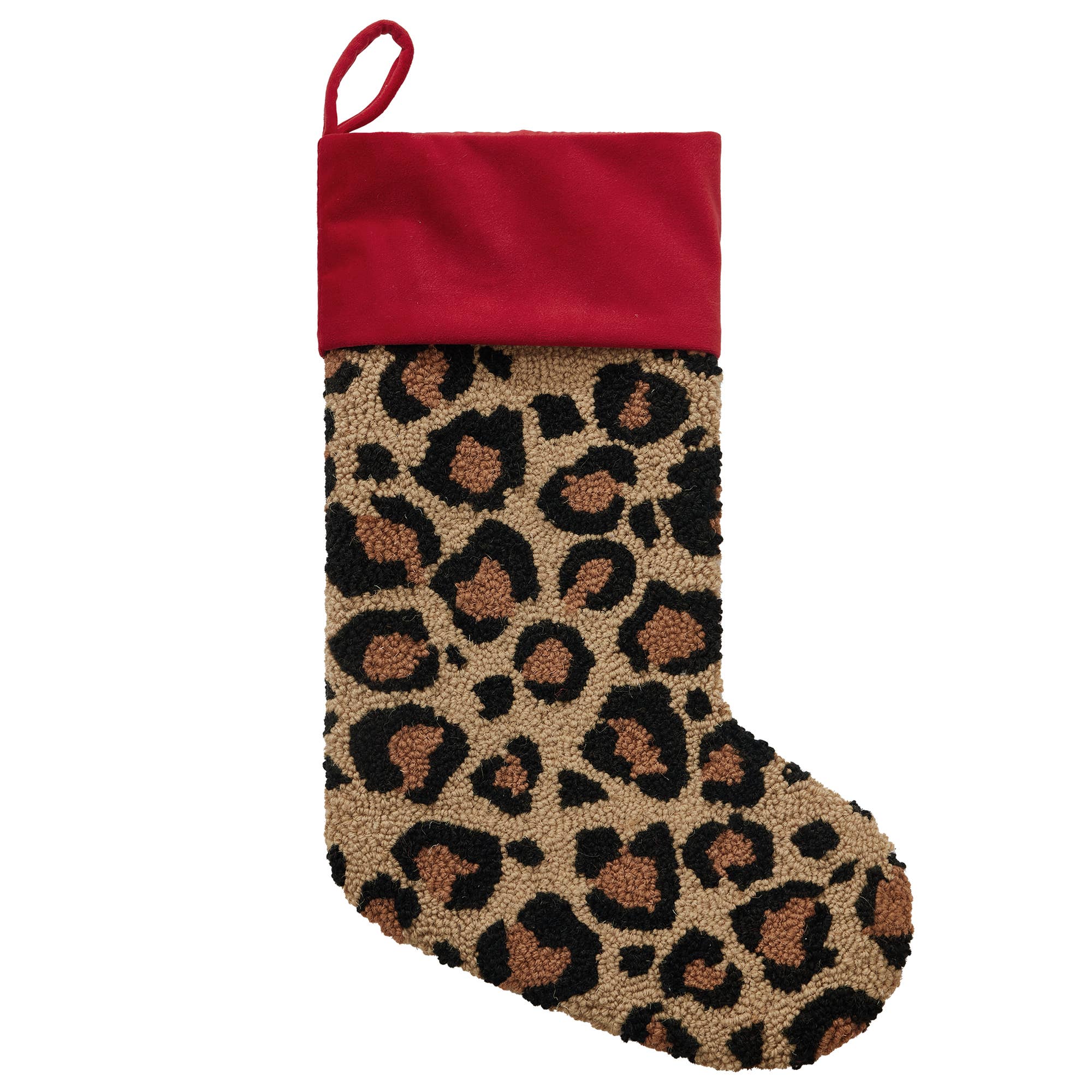 Peking Handicraft – wholesale Julstrumpa – Leopard julstrumpa med krok0