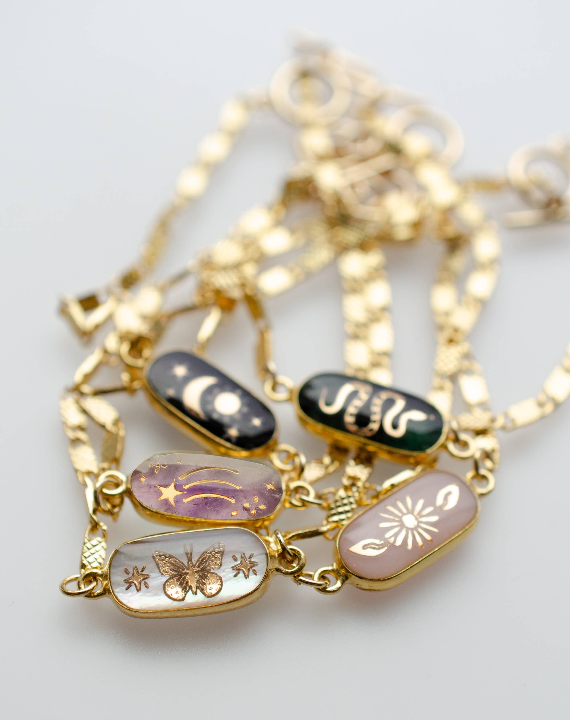 Jill Makes - Wholesale Beaded bracelet - Gemstone Chain Bracelet3