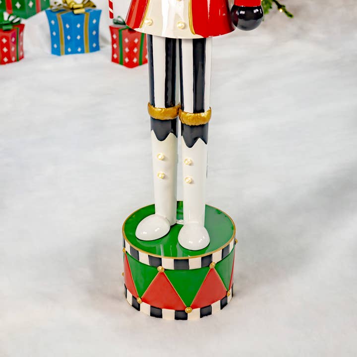 Zaer Ltd. International - Wholesale Holiday Nutcracker - 5ft Tall Light-Up Iron Christmas Nutcrackers - 5 Asst Styles10