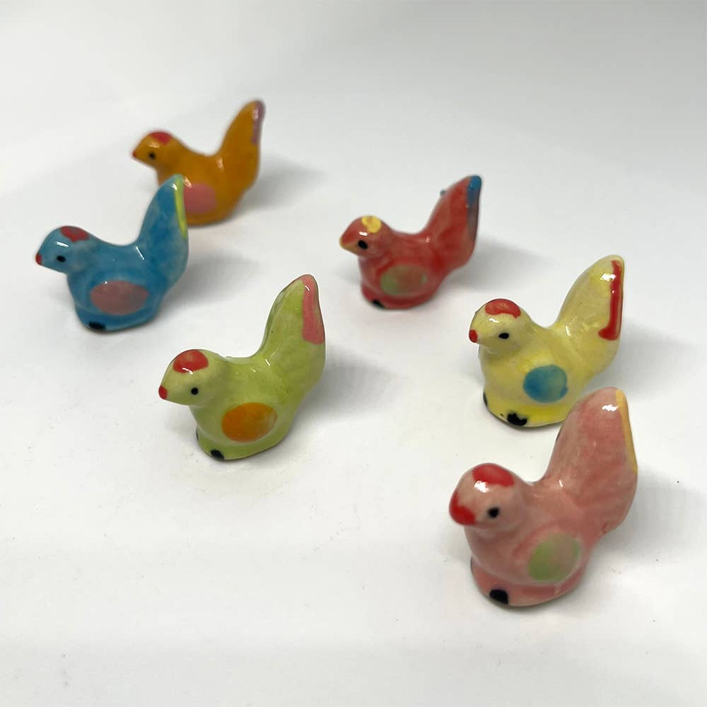 VIE - Wholesale Decorative Figurine - Mini Ceramic Figurine, Assorted Colour, Approx. 2cm228